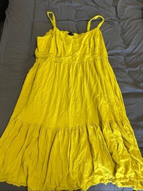 torrid Mustard Yellow Casual Tank Top